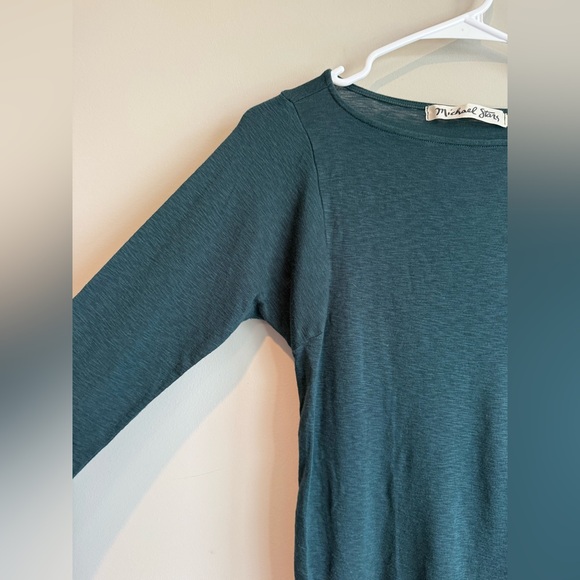 Michael Stars Green Long Sleeve Top - Picture 9 of 11